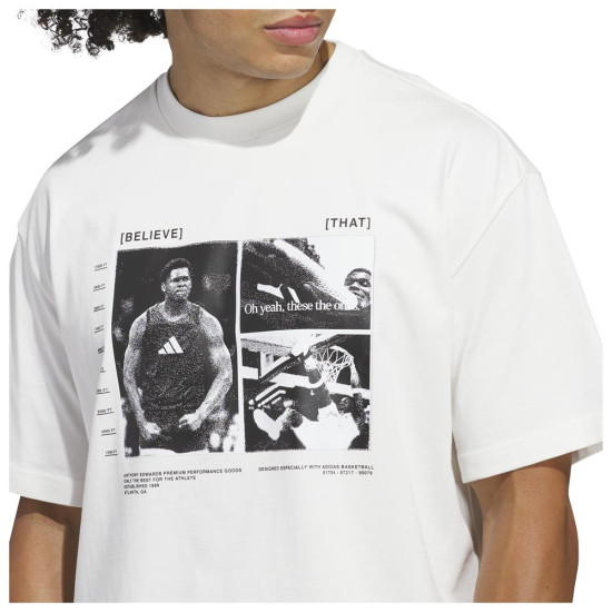 Adidas Ανδρική κοντομάνικη μπλούζα Anthony Edwards Tee Adidas Ανδρική κοντομάνικη μπλούζα Anthony Edwards Tee